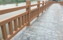 建筑水泥护栏厂家分析：湖南仿木栏杆制作的材料如何选择？